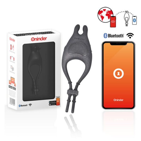 ONINDER - ANNEAU VIBRATEUR RÉGLABLE RECHARGEABLE PAMPA AVEC STIMULATEUR DE CLITORIS 10 VITESSES - APPLICATION GRATUITE - – Image 6