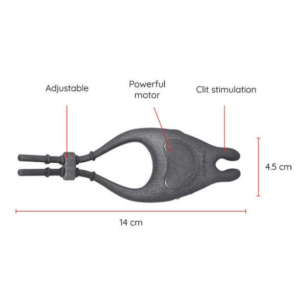 ONINDER - ANNEAU VIBRATEUR RÉGLABLE RECHARGEABLE PAMPA AVEC STIMULATEUR DE CLITORIS 10 VITESSES - APPLICATION GRATUITE - – Image 5