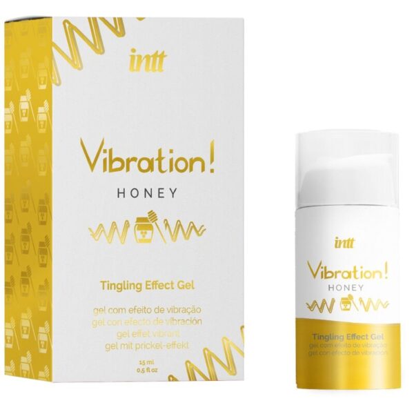 INTT - GEL VIBRATEUR LIQUIDE AU MIEL PUISSANT STIMULANT INTIME 15 ML - – Image 2