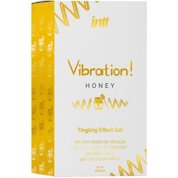 INTT - GEL VIBRATEUR LIQUIDE AU MIEL PUISSANT STIMULANT INTIME 15 ML - – Image 3