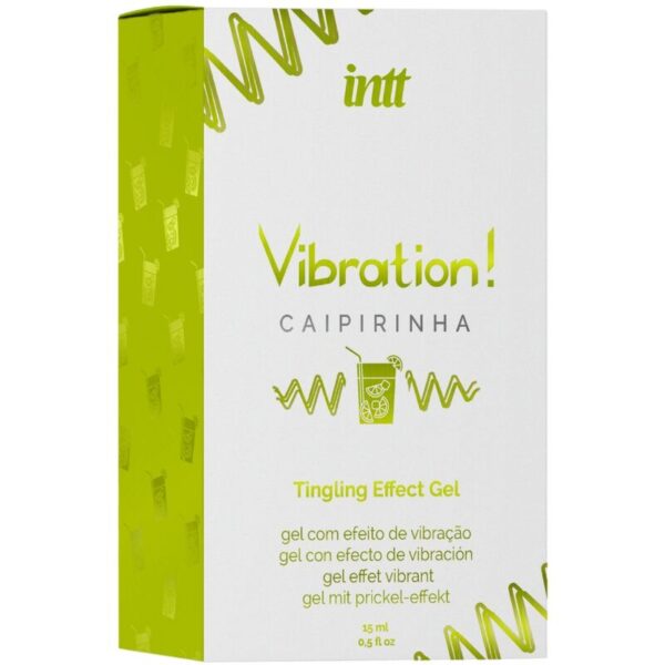 INTT - GEL VIBRATEUR LIQUIDE CAIPIRINHA PUISSANT STIMULANT INTIME 15 ML - – Image 3