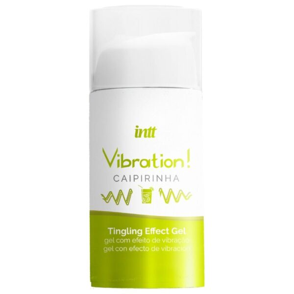 INTT - GEL VIBRATEUR LIQUIDE CAIPIRINHA PUISSANT STIMULANT INTIME 15 ML -
