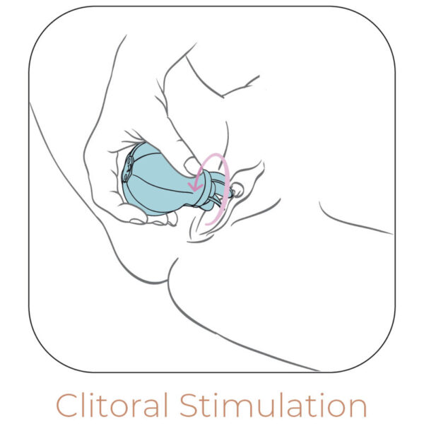 ADRIEN LASTIC - STIMULATEUR CARESSE CLITORIS BLEU - – Image 3