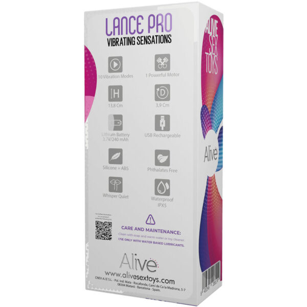 ALIVE - STIMULATEUR ANAL LANCE PRO ROSE - – Image 5