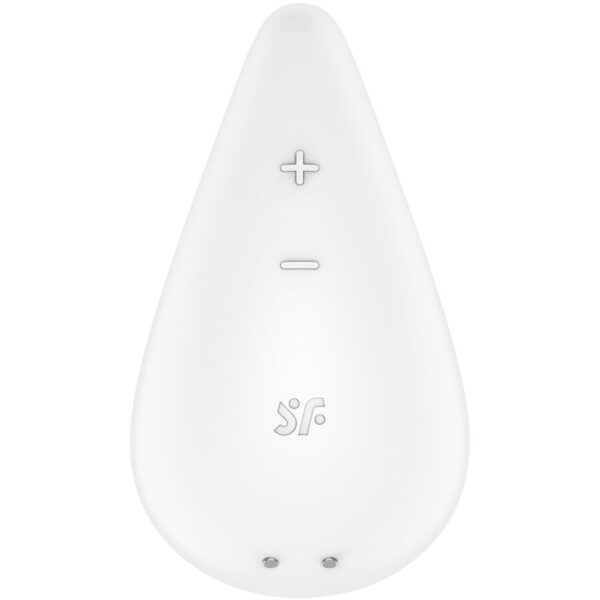 SATISFYER - VIBRATEUR DEW DROP LAY-ON BLANC - – Image 2