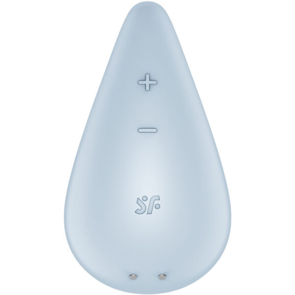 SATISFYER - VIBRATEUR DEW DROP LAY-ON BLEU - – Image 2