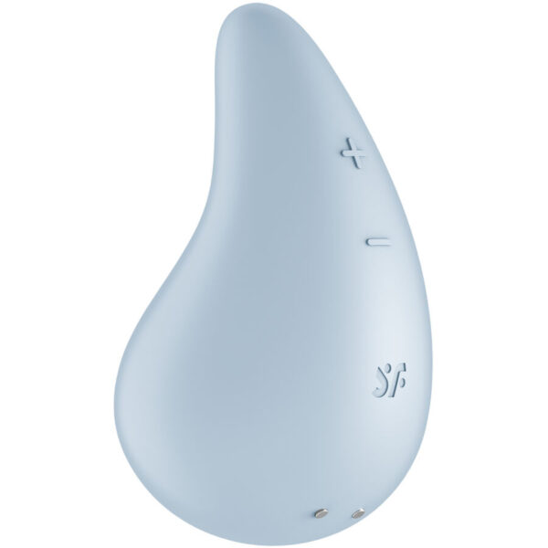SATISFYER - VIBRATEUR DEW DROP LAY-ON BLEU - – Image 3