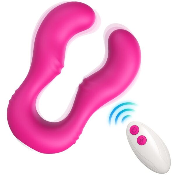 ARMONY - VIBRATEUR SERAPH DOUBLE TÉLÉCOMMANDE FUCHSIA -