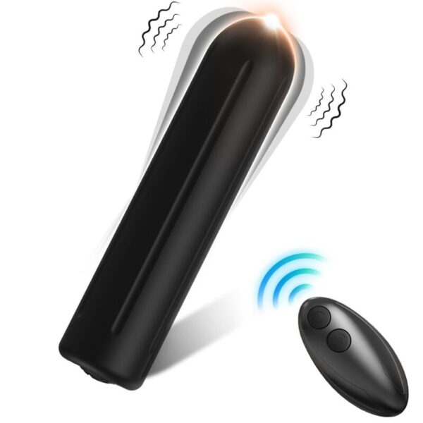 ARMONY - WARHEAD VIBRATOR BULLET TÉLÉCOMMANDE NOIR 2 CM X 8.8 CM -