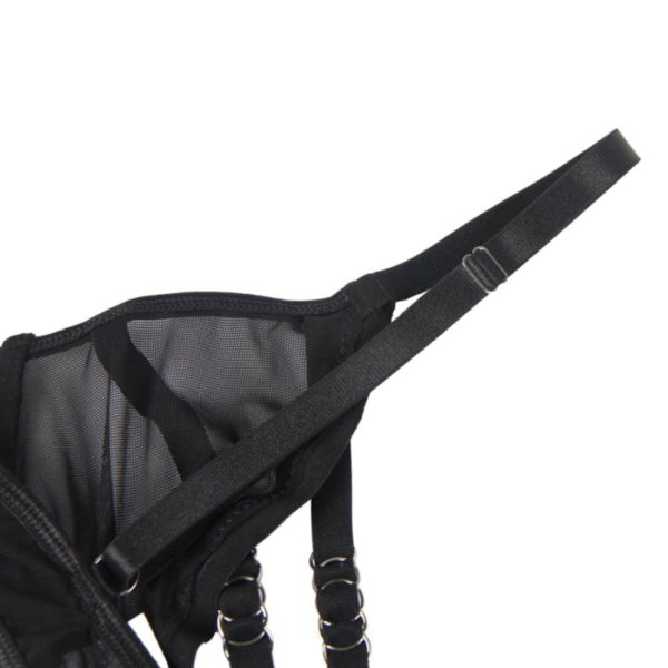 SUBBLIME - ENSEMBLE DEUX PIÈCES DE SOUTIEN-GORGE TRANSPARENT ET BANDES S/M - – Image 4