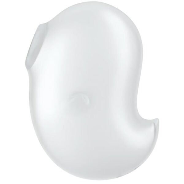 SATISFYER - VIBRATEUR  POSER CUTIE GHOST BLANC - – Image 3