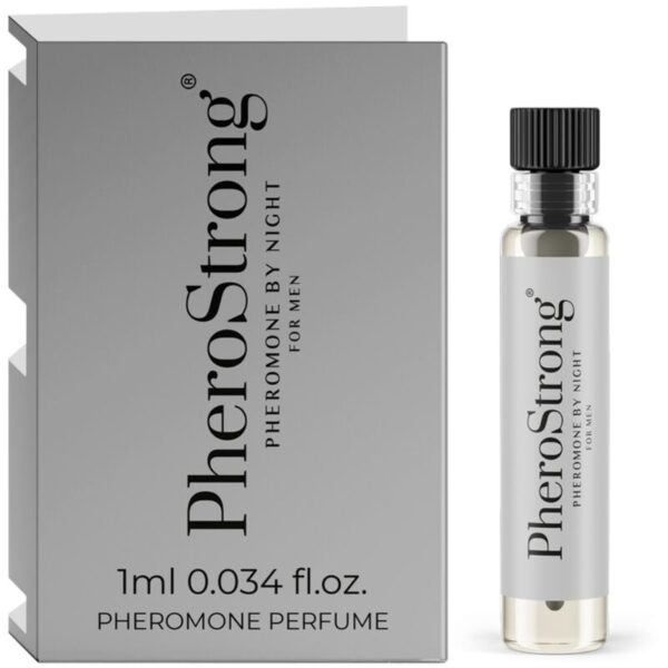 PHEROSTRONG - PARFUM DE NUIT AUX PHÉROMONES POUR HOMMES 1 ML -