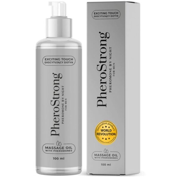 PHEROSTRONG - HUILE DE MASSAGE DE NUIT POUR HOMME 100 ML -