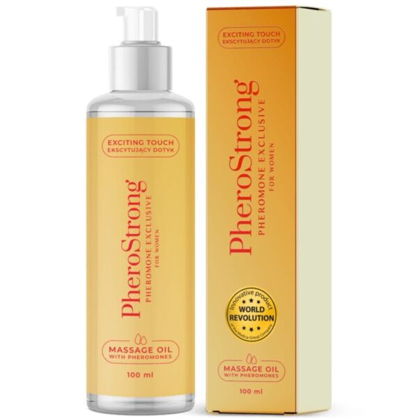 PHEROSTRONG - HUILE DE MASSAGE EXCLUSIVE POUR FEMMES 100 ML -
