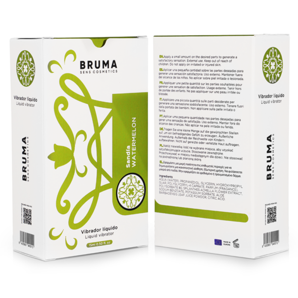 BRUMA - VIBRATEUR LIQUIDE ULTRA GLISSANT Pastèque 15 ML - – Image 7