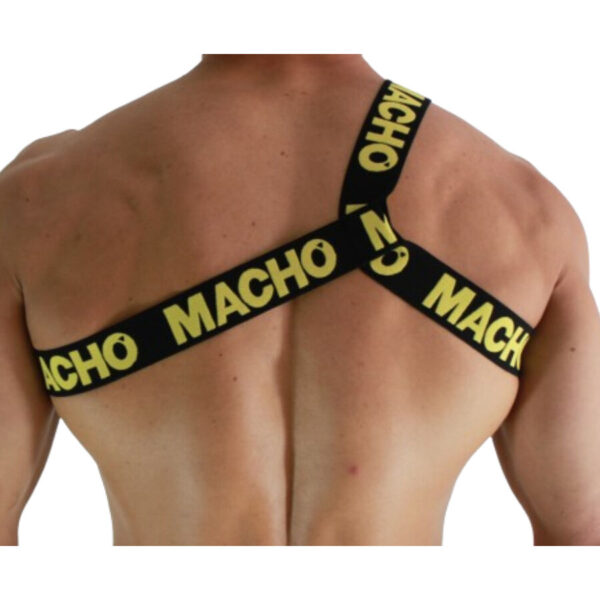 MACHO - HARNAIS ROMAIN JAUNE S/M - – Image 2