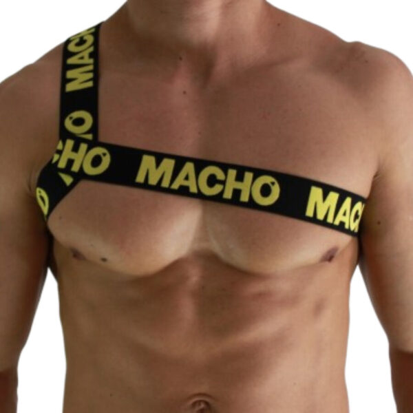 MACHO - HARNAIS ROMAIN JAUNE S/M -