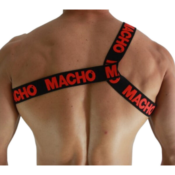 MACHO - HARNAIS ROMAIN ROUGE L/XL - – Image 2