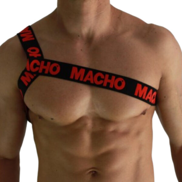 MACHO - HARNAIS ROMAIN ROUGE L/XL -