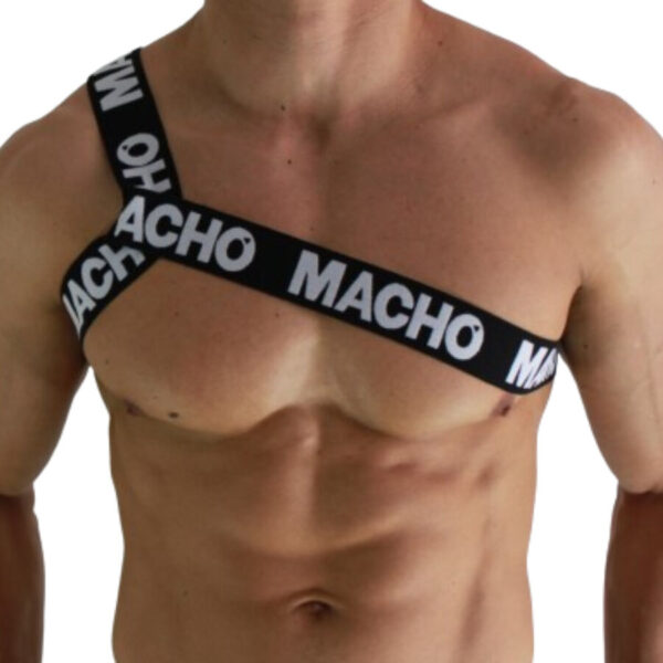 MACHO - HARNAIS ROMAIN BLANC L/XL -