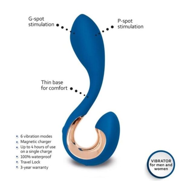 G-VIBE - VIBRATEUR GPOP 2 G ET P POINT BLEU INDIGO - – Image 4