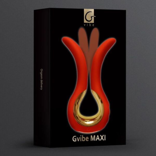 G-VIBE - VIBRATEUR GVIBE MAXI À DEUX EMBOUTS FLEXIBLES CORAIL - – Image 4