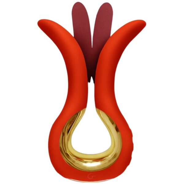 G-VIBE - VIBRATEUR GVIBE MAXI À DEUX EMBOUTS FLEXIBLES CORAIL -