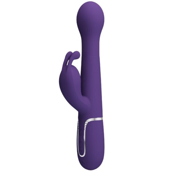 PRETTY LOVE - VIBRATEUR DEJON RABBIT 3 EN 1 MULTIFONCTION VIOLET - – Image 2