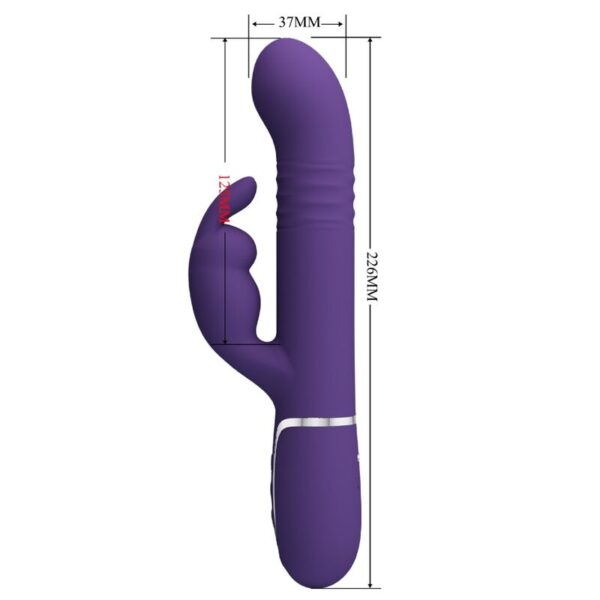 PRETTY LOVE - COALE VIBRATEUR  RABBIT 4 EN 1 VIOLET - – Image 7