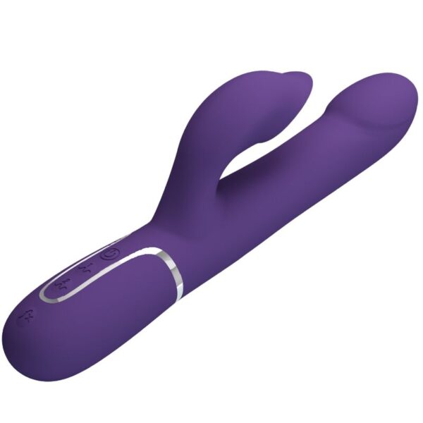 PRETTY LOVE - ZALIN PERLES VIBRATEUR LAPIN 4 EN 1 VIOLET - – Image 4