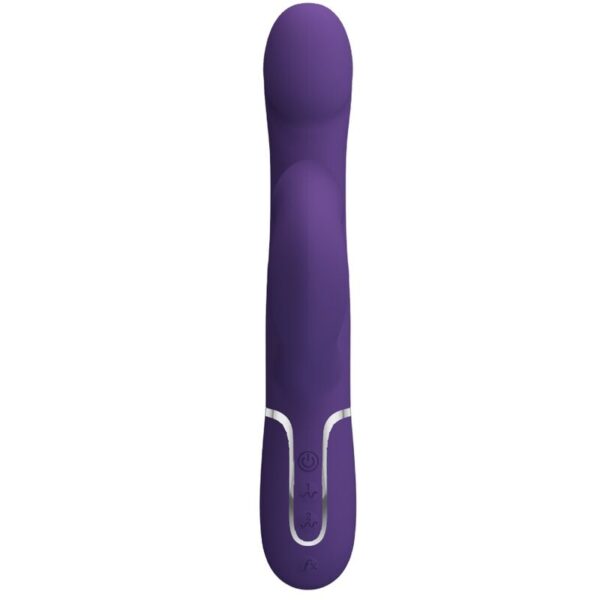 PRETTY LOVE - ZALIN PERLES VIBRATEUR LAPIN 4 EN 1 VIOLET - – Image 3