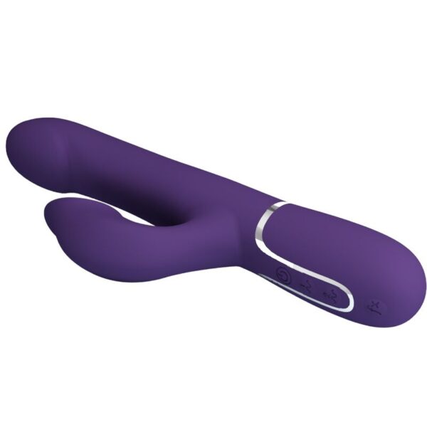 PRETTY LOVE - ZALIN PERLES VIBRATEUR LAPIN 4 EN 1 VIOLET - – Image 7