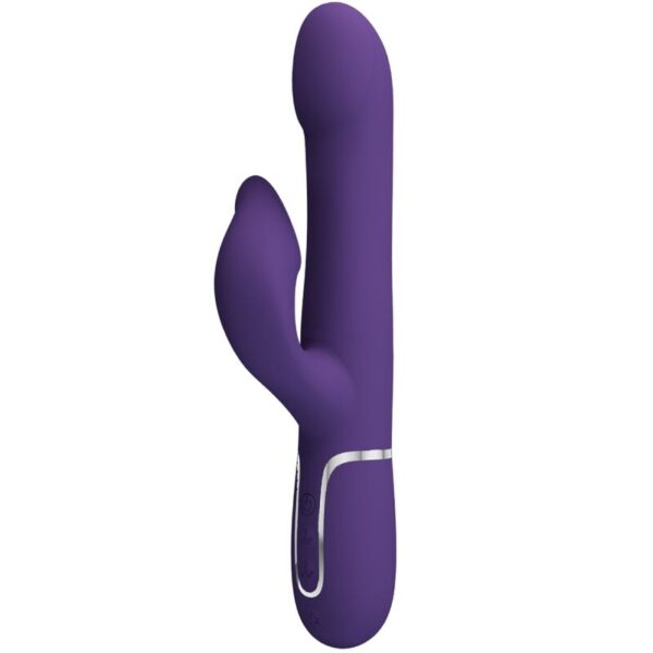 PRETTY LOVE - ZALIN PERLES VIBRATEUR LAPIN 4 EN 1 VIOLET - – Image 2