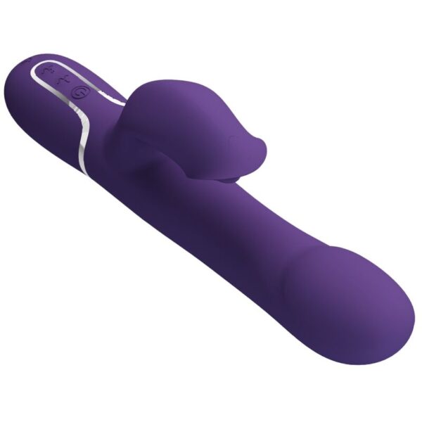 PRETTY LOVE - ZALIN PERLES VIBRATEUR LAPIN 4 EN 1 VIOLET - – Image 5