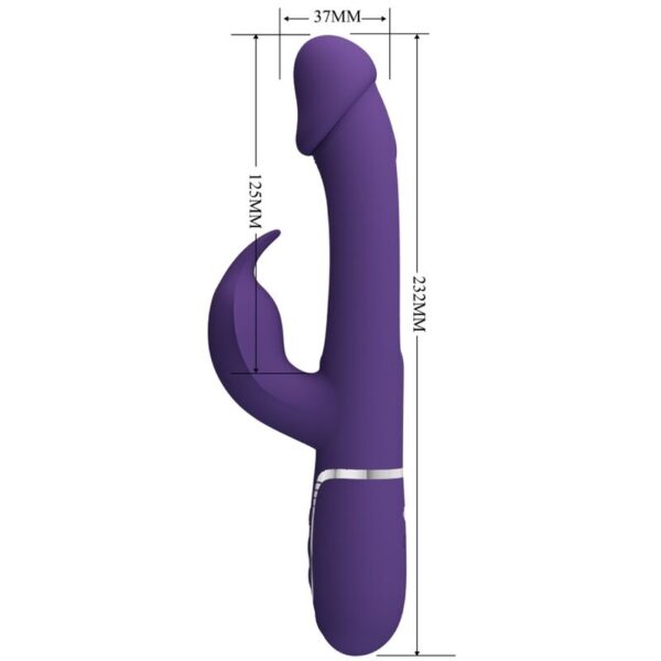 PRETTY LOVE - VIBRATEUR DEJON RABBIT 3 EN 1 MULTIFONCTION VERT AQUA - – Image 6