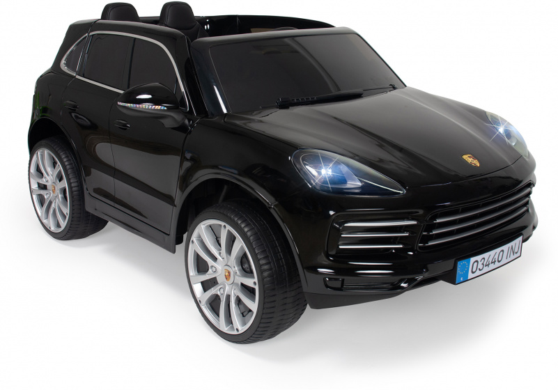 Chariots à batterie Porsche Cayenne S Voiture électrique pour enfant 12V Noir - Injusa – Image 9