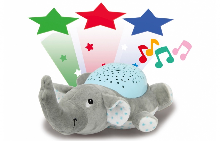 Jouets récréatifs Dreamy Elephant veilleuse led 32 cm gris/bleu - JAMARA – Image 8