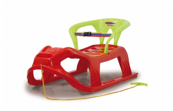 Traîneaux Luge Snow Star avec dossier 90 cm rouge - JAMARA – Image 7