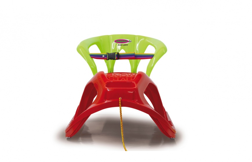 Traîneaux Luge Snow Star avec dossier 90 cm rouge - JAMARA – Image 10