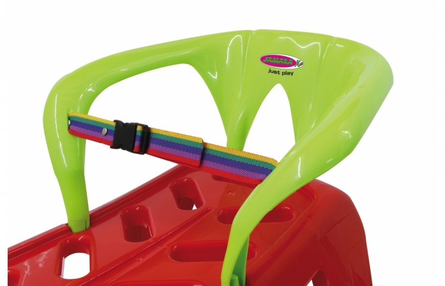 Traîneaux Luge Snow Star avec dossier 90 cm rouge - JAMARA – Image 12