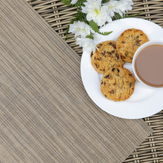 Sets de table Mix Set de table 30 x 45 cm PVC/polyester Beige - KitchenCraft – Image 11