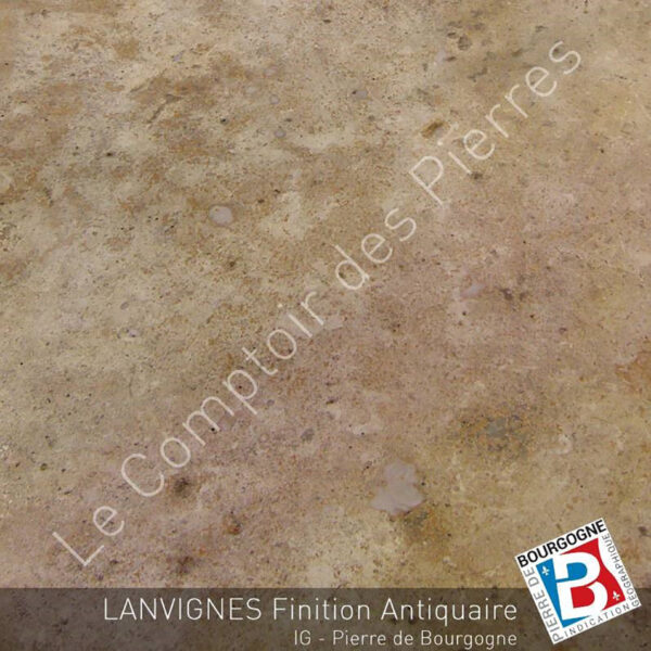 Vasque en pierre Oppio - 90 x 50 x 10 - Lanvignes Antiquaire - COMPTOIR DES PIERRES – Image 2