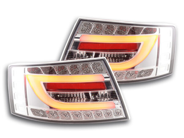 Feux arrière à LED Audi A6 Limo (4F) 04-08 chrome -