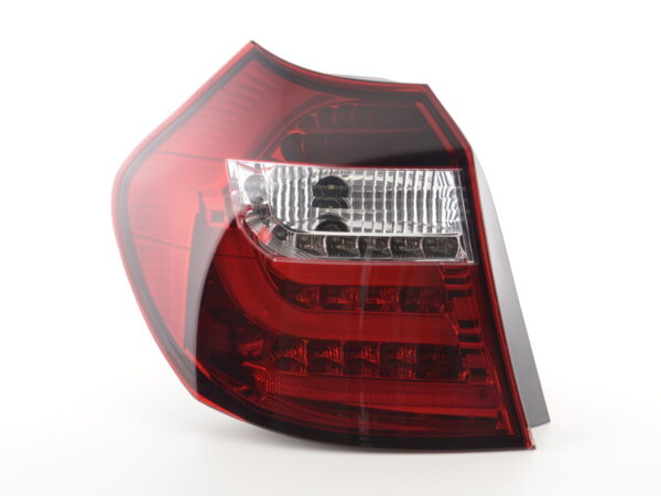 Jeu de feux arrière à LED BMW Série 1 E87 / E81 3/5 portes. 04-06 clair / rouge - – Image 6
