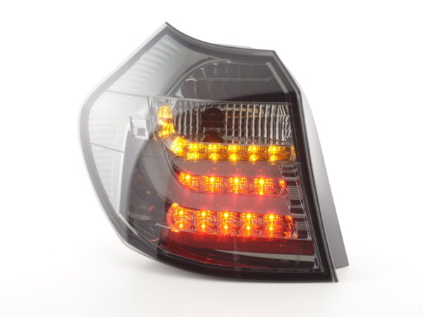 Jeu de feux arrière à LED BMW Série 1 E87 / E81 3/5 portes. 04-06 noir - – Image 3