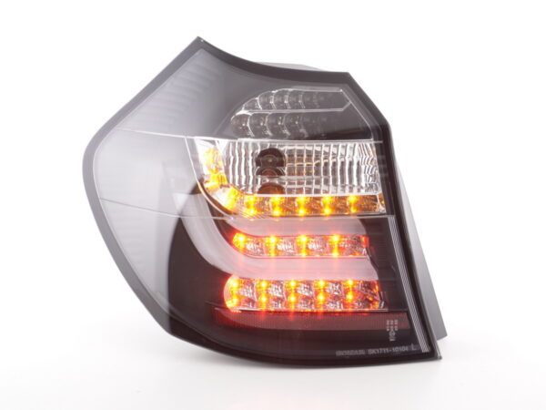 Jeu de feux arrière à LED BMW Série 1 E87 / E81 3/5 portes. 04-06 noir - – Image 3