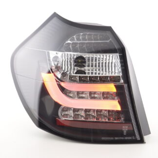 Jeu de feux arrière à LED BMW Série 1 E87 / E81 3/5 portes. 07-11 noir -