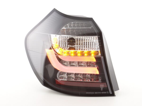 Jeu de feux arrière à LED BMW Série 1 E87 / E81 3/5 portes. 07-11 noir - – Image 3