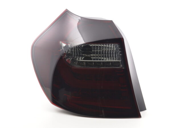 Jeu de feux arrière à LED BMW Série 1 E87 / E81 3/5 portes. 04-07 rouge / noir - – Image 6