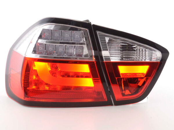 Kit feux arrière à LED BMW Série 3 E90 Limo 05-08 rouge / clair -